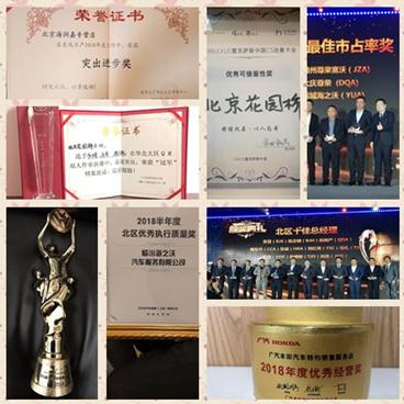 海依捷所属各店加强经营管理 2018年共获奖40项(图1)