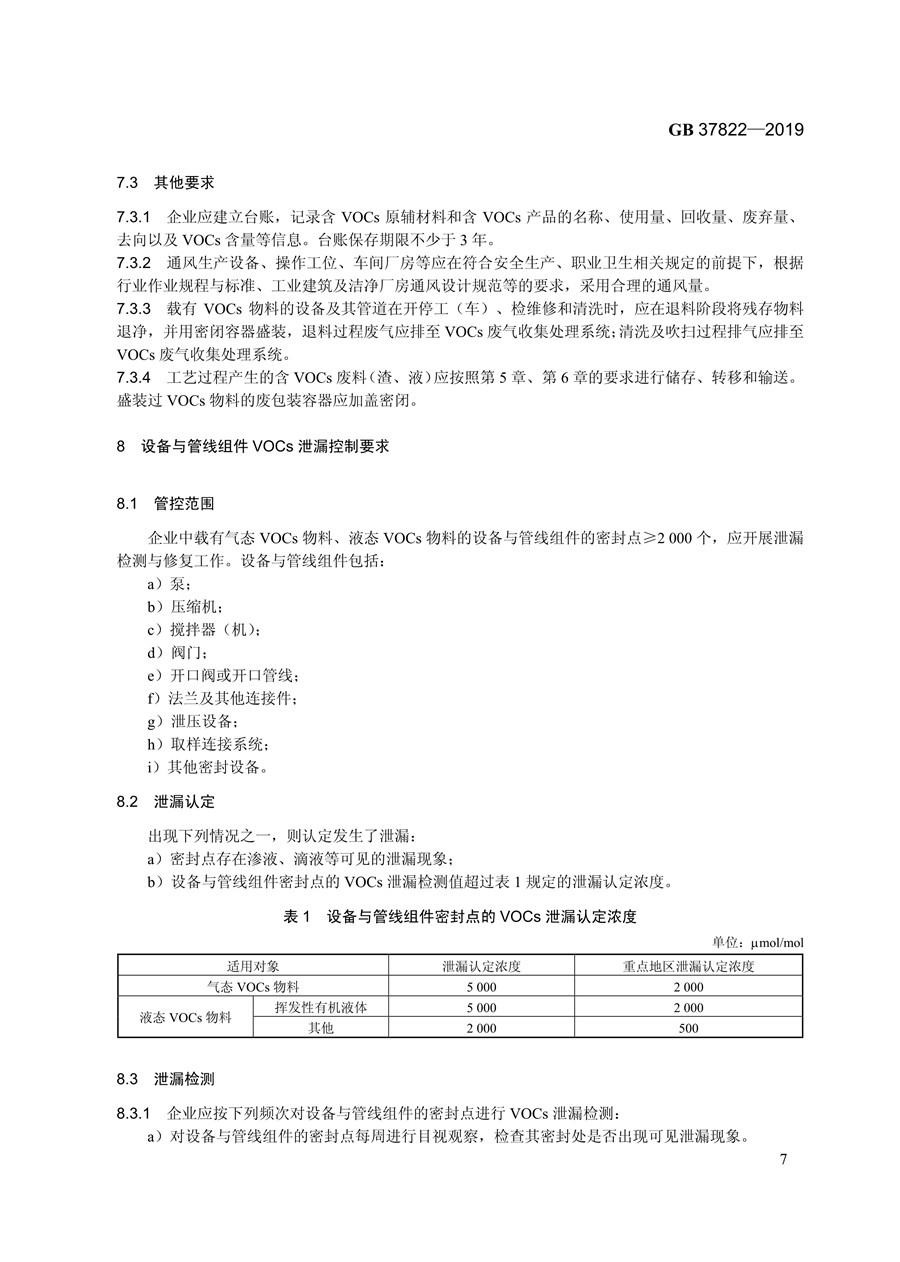 《挥发性有机物无组织排放控制标准》(GB 37822—2019)(图10)