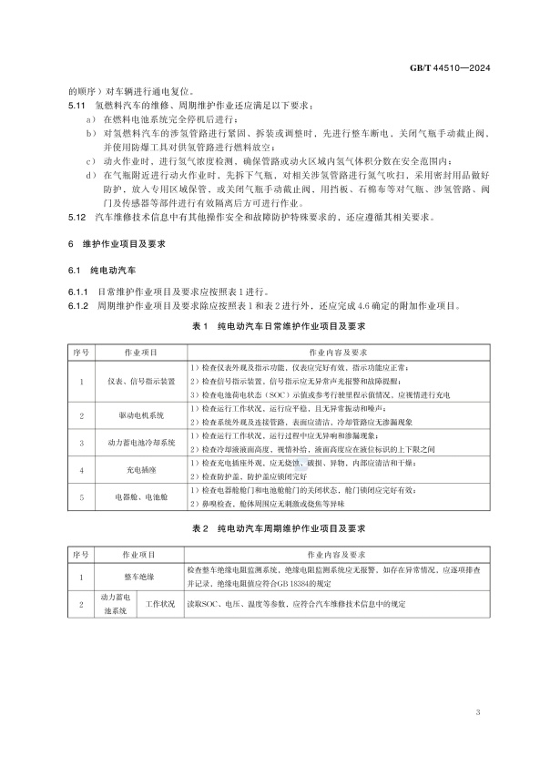 GBT 44510-2024 新能源汽车维修维护技术要求(图6)