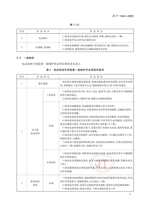 JT-T 1344-2020  纯电动汽车维护、检测、诊断技术规范(图6)