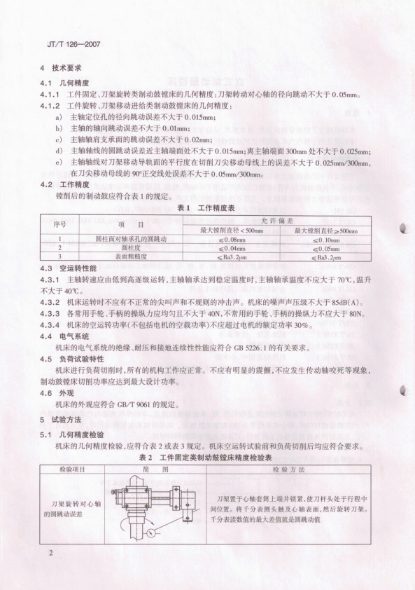 JT-T 126-2007 立式制动鼓镗床(图4)