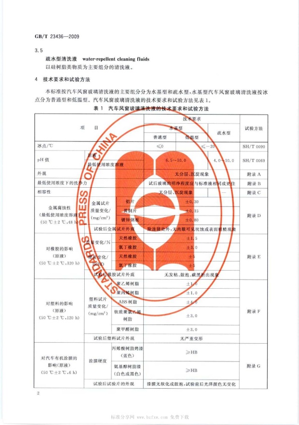 GB-T 23436-2009 汽车风窗玻璃清洗液(图6)