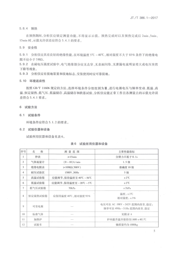 JT-T 386.1-2017 机动车排气分析仪 第1部分：点燃式机动车排气分析仪(图10)