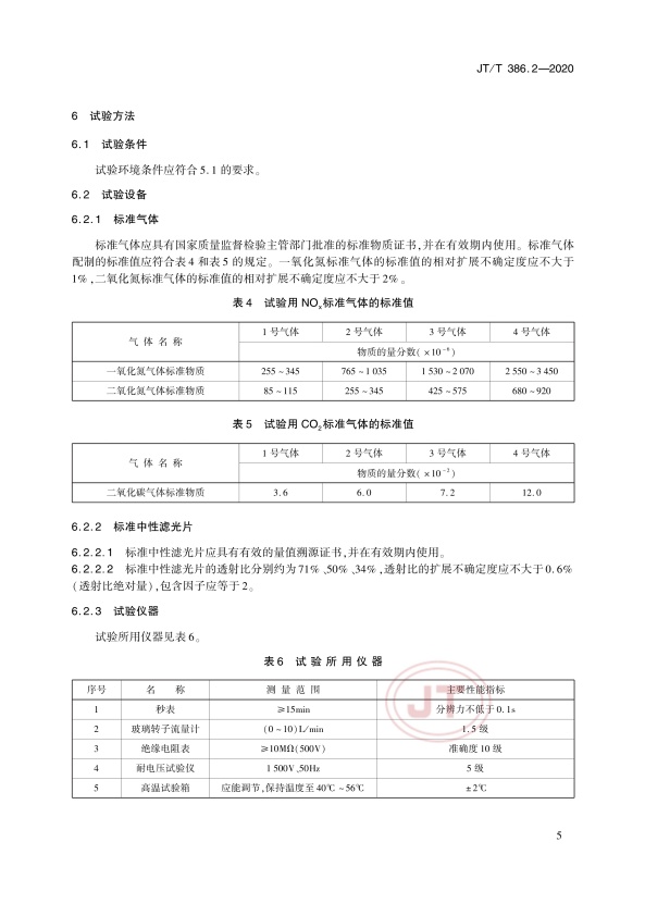 JT-T 386.2-2020 机动车排气分析仪第2部分：压燃式机动车排气分析仪(图9)