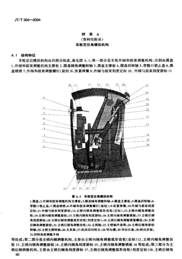 JT-T 504-2004 前轮定位仪(图9)