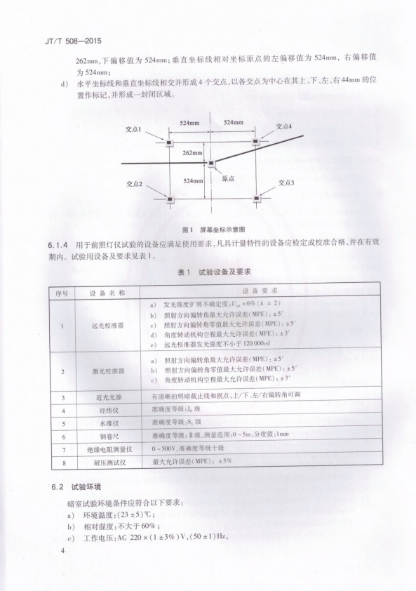 JT-T 508-2015 机动车前照灯检测仪(图7)