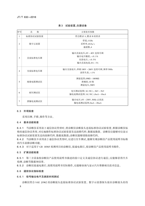JT-T 632-2018 汽车故障电脑诊断仪(图11)