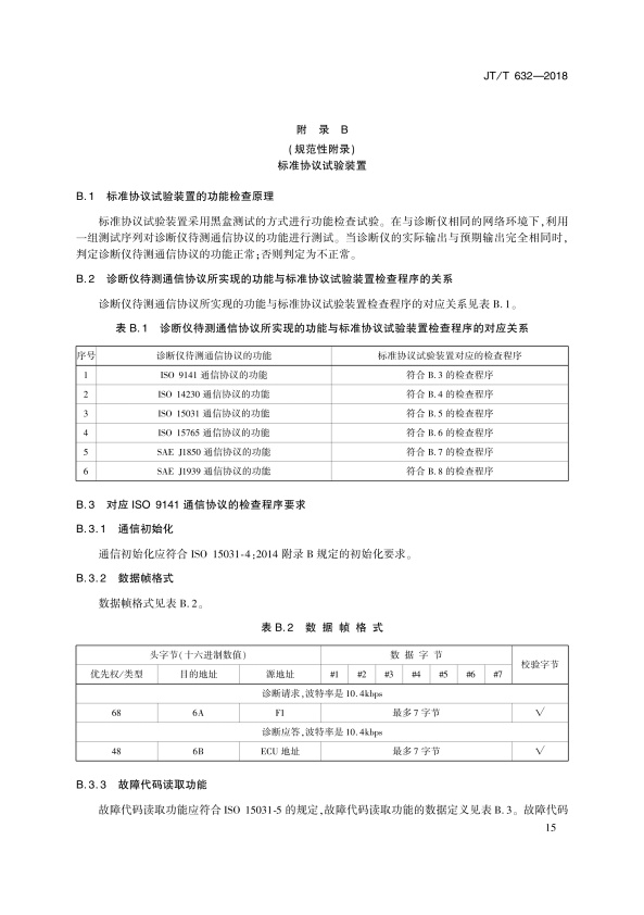 JT-T 632-2018 汽车故障电脑诊断仪(图18)